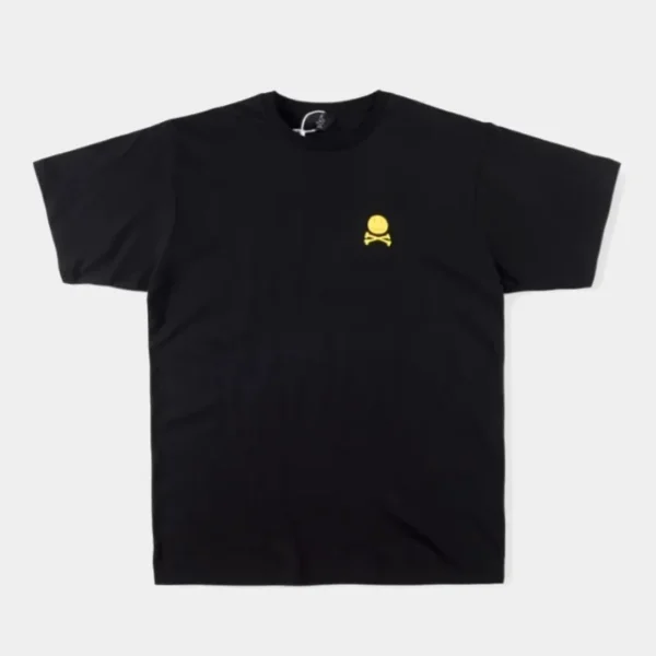 Vertabrae Basic T Shirt Black