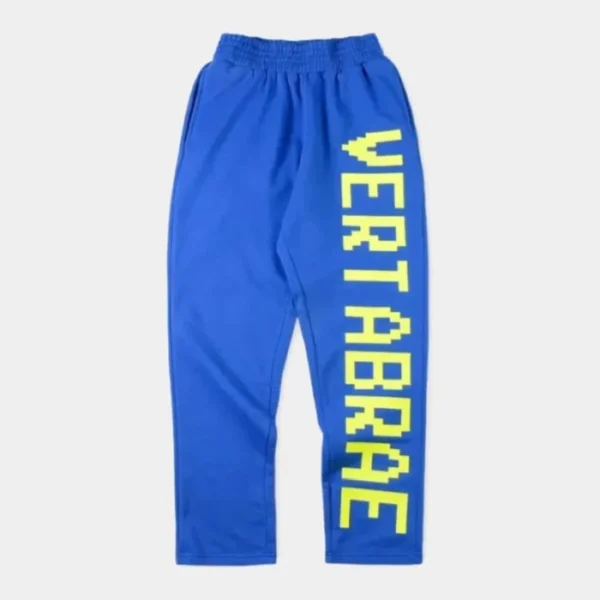 Vertabrae Logo Sweatpants Blue/Yellow